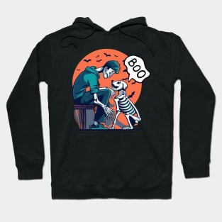 Funny Halloween dog vector design Hoodie